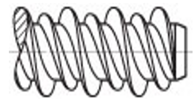 High-Low Spaced Screw Thread