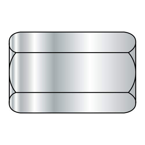 Hex Rod Coupling Nut - 1/2" Across Flats