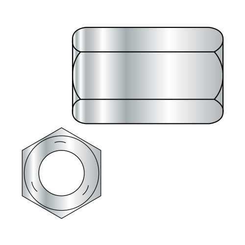 Hex Rod Coupling Nut - 5/8" Across Flats - Grade 5