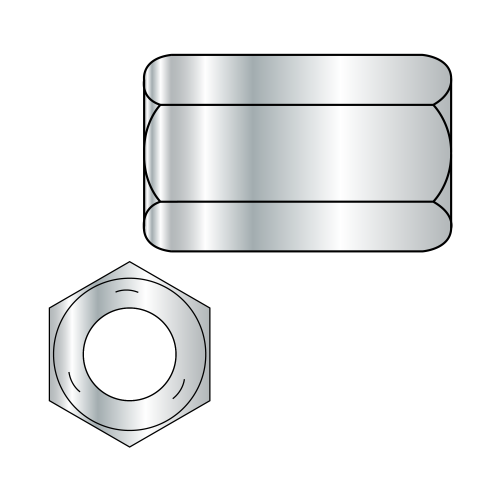 Hex Rod Coupling Nut - 3/4" Across Flats - Grade 5