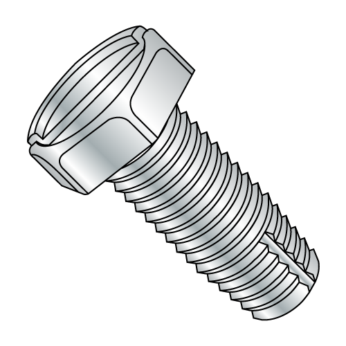 Hex - Slotted - Type 1 - Thread Cutting Screws - Zinc
