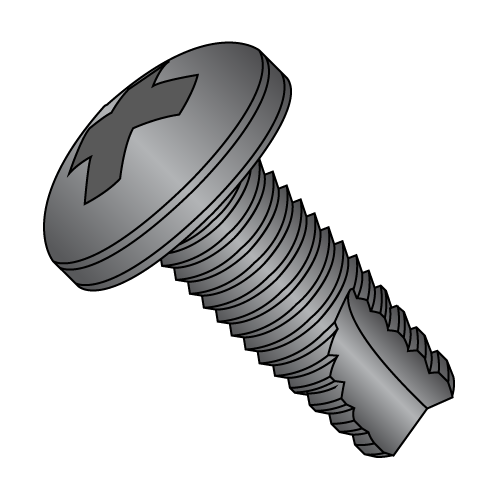 Pan - Phillips - Type 23 - Thread Cutting Screws - Black Oxide