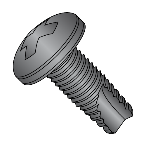Pan - Phillips - Type 23 - Thread Cutting Screws - Zinc Black