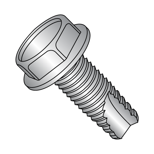 Hex Washer - Unslotted - Type 23 - Thread Cutting Screws - 18-8 Stainless