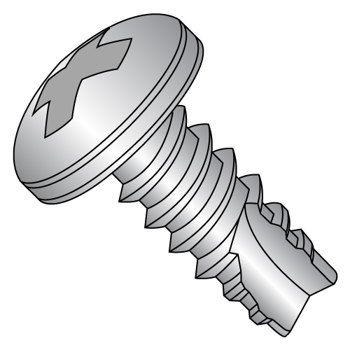 Pan - Phillips - Type 25 - Thread Cutting Screws - 410 Stainless Steel