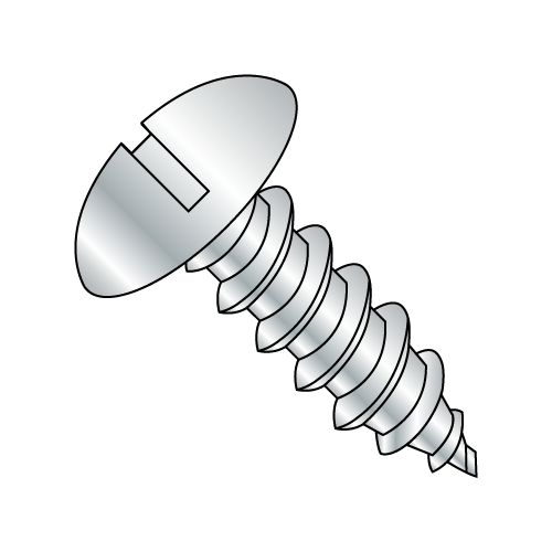 Truss - Slotted - Type AB - Self Tapping Screws - Zinc