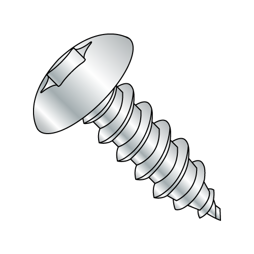 Truss - Six-Lobe - Type AB - Self Tapping Screws - Zinc