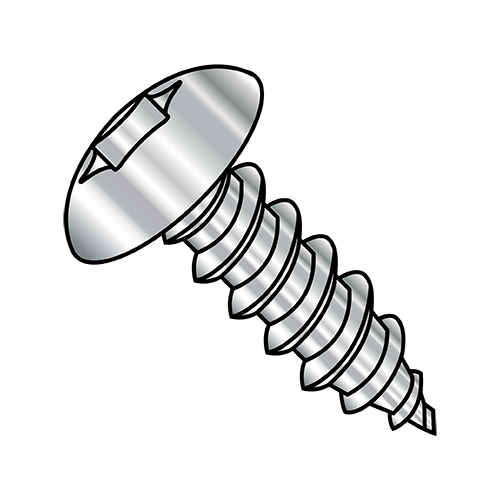Truss - Six-Lobe - Type AB - Self Tapping Screws - 18-8 Stainless