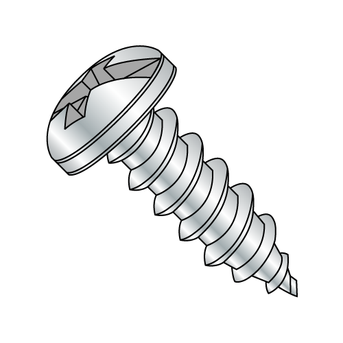 Pan - Combination - Type A - Self Tapping Screws - Zinc