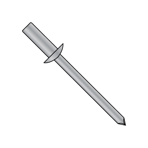 Standard Blind - Closed End - All Aluminum - Dome Head