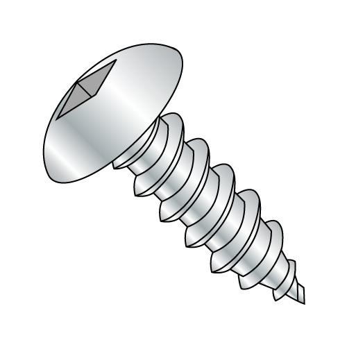 Square - Truss - Type A - Self Tapping Screws - Zinc