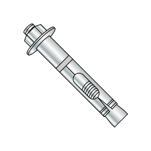 Hex Nut Head - Sleeve Anchor - Steel - Zinc Plated