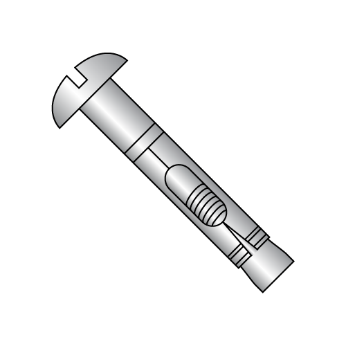 Round Head - Sleeve Anchor - Stainless Steel