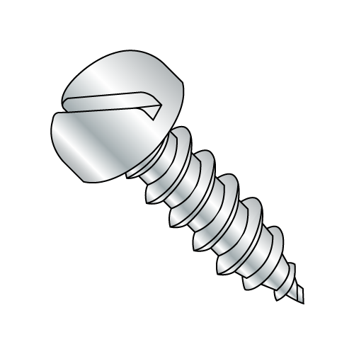 Pan - Slotted - Type A - Self Tapping Screws - Zinc
