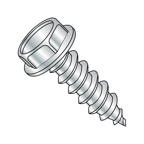Hex Washer - Unslotted - Type A - Self Tapping Screws - 7/16" A.F.
