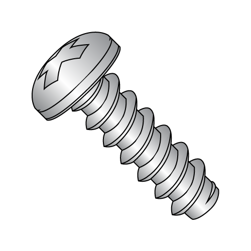 Pan - Phillips - Type B - Self Tapping Screws - 18-8 Stainless