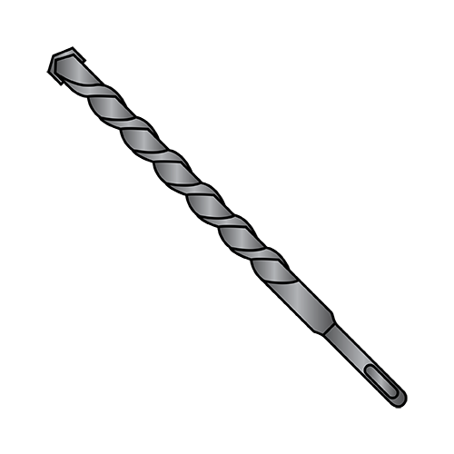 Concrete Screw Drill Bits - Plain Finish