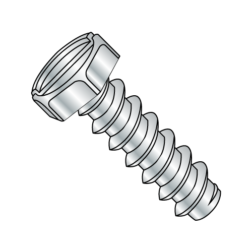 Hex - Slotted - Type B - Self Tapping Screws - Zinc
