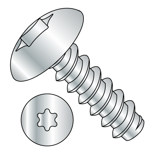 Truss - Six-Lobe - Type B - Self Tapping Screws - Zinc
