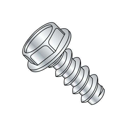 Hex Washer - Unslotted - Type B - Self Tapping Screws - Zinc