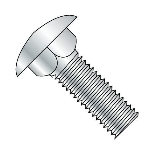 Carriage Bolts - Low Carbon - Zinc