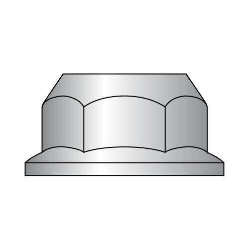 DIN 6923 - Hex Flange Nuts - Non-Serrated - 316 Stainless Steel