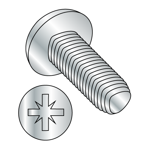 DIN 7500C - METRIC - Pan - Type Z Recess (1A) - Thread Rolling Screws - Zinc