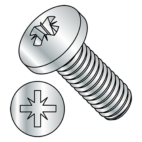 DIN 7985A - Pan - Pozi - Machine Screws - Zinc