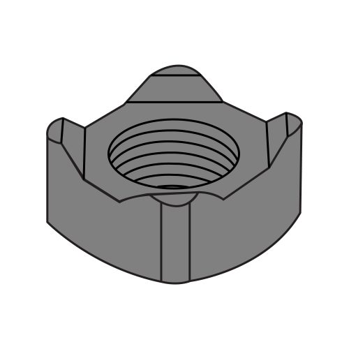 Din 928 - Metric - Square Weld Nut - Steel Plain