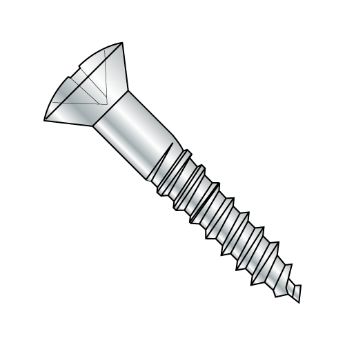 Oval - Phillips - Full Body Wood Screws - Zinc