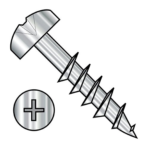 Phillips Pan Deep Thread Wood Screw 2/3 Threaded 410 Stainless Bright Hardened