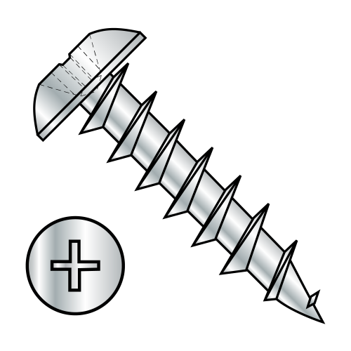 Truss - Phillips - Deep Thread Wood Screws - Zinc