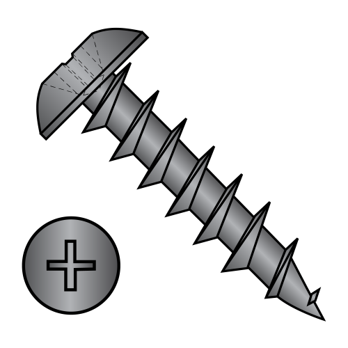Truss - Phillips - Deep Thread Wood Screws - Black Oxide