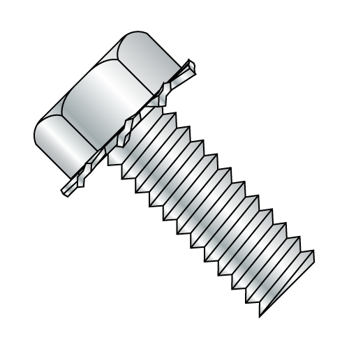 Unslotted - Hex External - SEMS - Machines Screws - 5/16"  A.F.