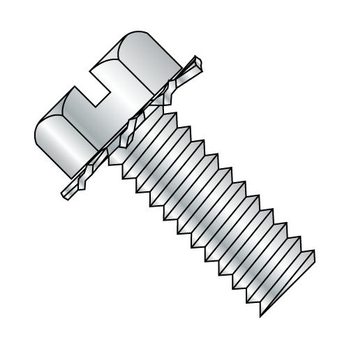 Slotted - Hex External - SEMS / Machine Screws - Zinc