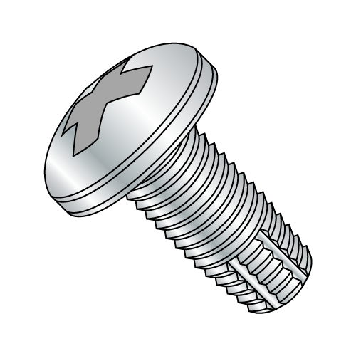 Pan - Phillips - Type F - Thread Cutting Screws - Zinc