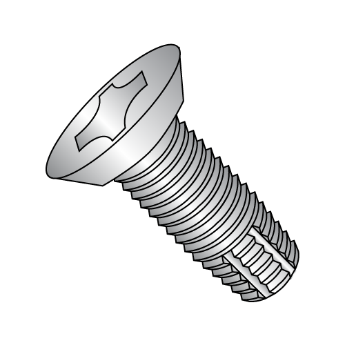Flat - Undercut - Phillips - Type F - Thread Cutting Screws - 410 Stainless