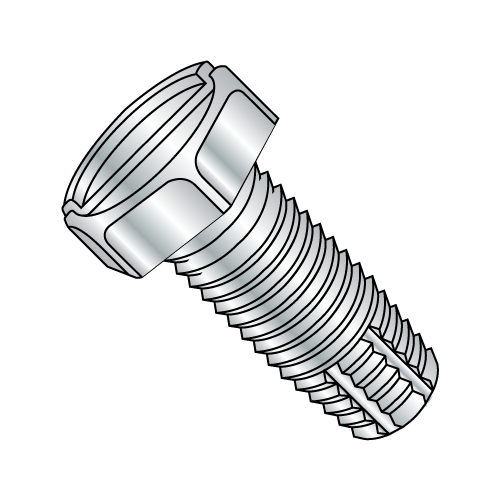 Hex - Slotted - Type F - Thread Cutting Screws - Zinc