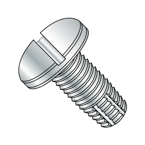 Pan - Slotted - Type F - Thread Cutting Screws - Zinc