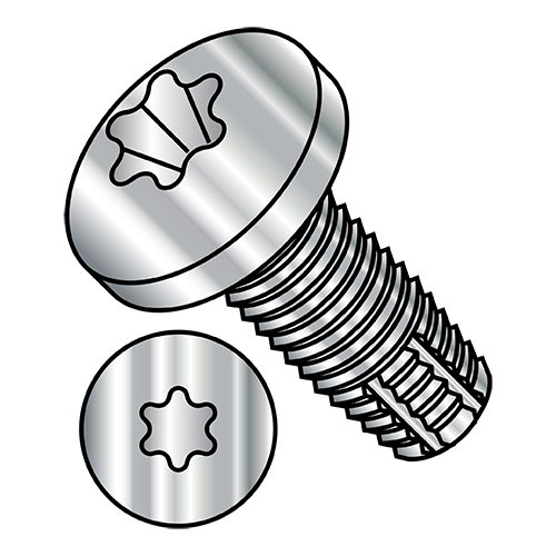 Pan - Six-Lobe - Type F - Thread Cutting Screws - 410 Stainless