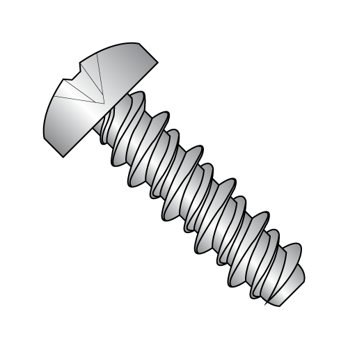 Pan - Phillips - High-Low - Self Tapping Screws - 410 Stainless Steel