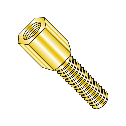 3/16" Hex Jackscrews - Zinc Yellow
