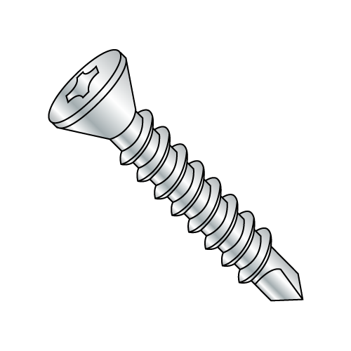 Phillips - Trim Head - Self Drilling Screws - Zinc