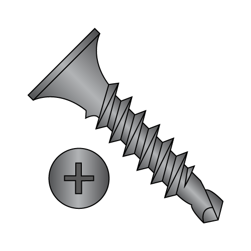 Bugle Phillips - Drywall Screws - Self Drilling - Black Phosphate