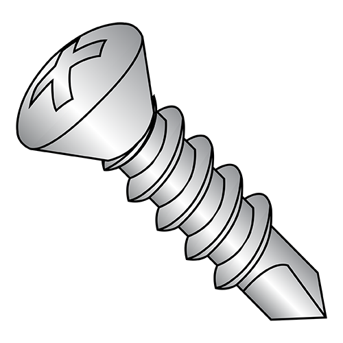 Oval - Phillips - Self Drilling Screws - 1,000 Hour Salt Spray Rated
