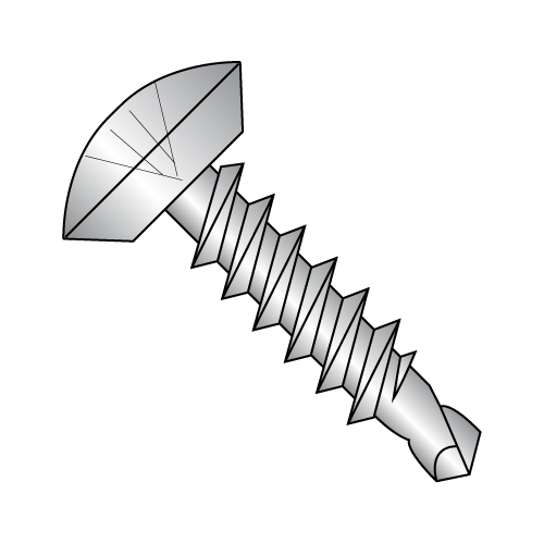 Oval - Undercut - Phillips - Self Drilling Screws - 18-8 Stainless