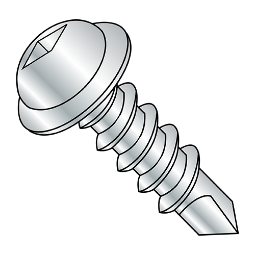 Round Washer - Square - Self Drilling Screws - Zinc