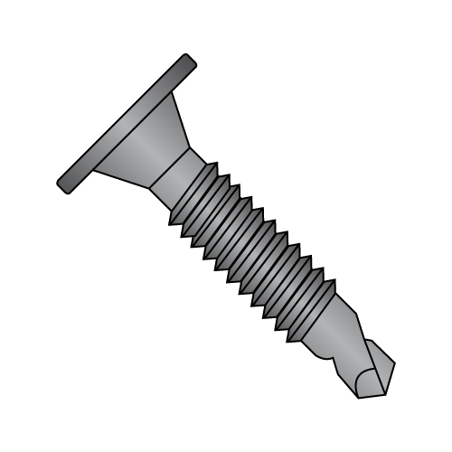 Wafer - Phillips - Self Drilling Screws - Black Zinc