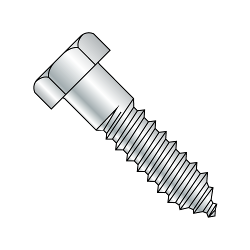 Hex - Lag Screw - Steel - Zinc