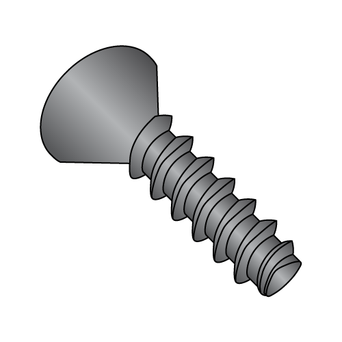 Flat Phillips - Generic Alternatives to Plastite® 48-2 Thread Rolling Screws* - Black Oxide